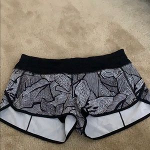 Lululemon speed shorts